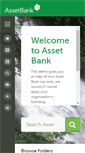 Mobile Screenshot of demo.assetbank.co.uk