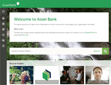 Tablet Screenshot of demo.assetbank.co.uk